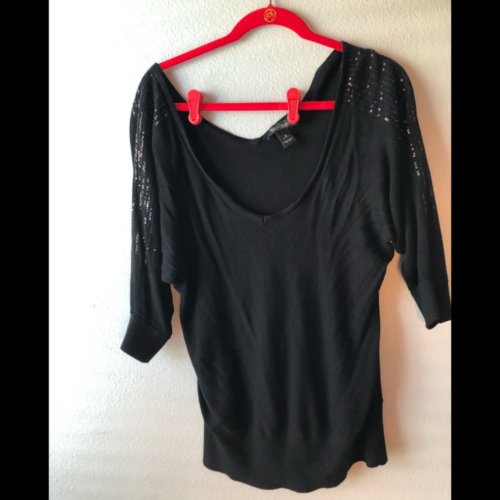 Black Sweater with Sequins